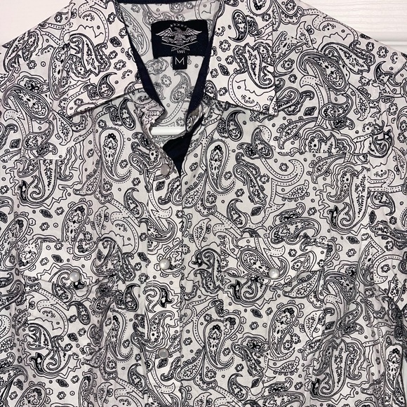 1901 Pearl snap button down Medium - Picture 3 of 7